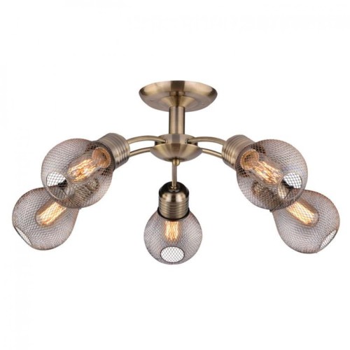 Candellux Lampa sufitowa GLIVA 5 patyna by 35-56603