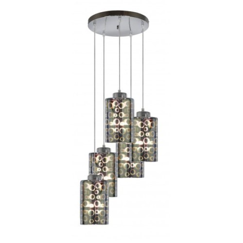 Candellux Nocturno lampa wisząca 5-punktowa 35-57730 35-57730