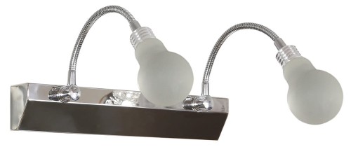 Candellux ACRYLIC kinkiet łazienkowy 2X2W LED Chrom 22-27054