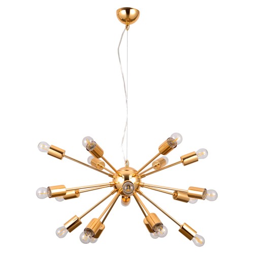 Italux THEO AD20000-18 lampa wisząca złota AD20000-18
