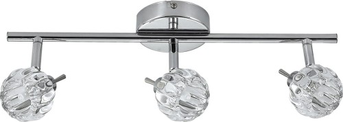 Candellux BOMBOLA LAMPA SUFITOWA LISTWA 3X40W G9 CHROM BEZ ŻARÓWEK 93-70302 93-70302