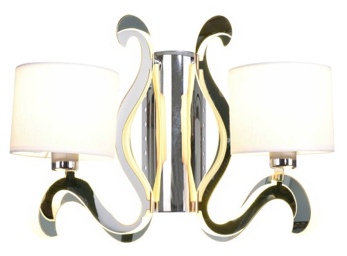 Candellux Kinkiet LAMPA ścienna AMBROSIA 22-33871 metalowa OPRAWA abażurowa chro