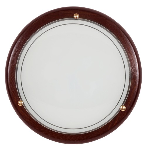 Candellux Plafon śr:40cm DREWNO STANDARD 2X60W WENGE 14-83862