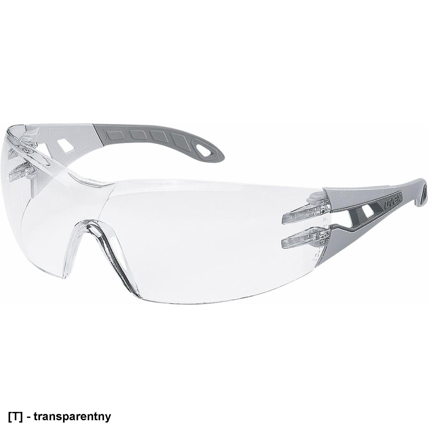 UX-OO- PHEOS - okulary ochronne, szybka z poliwęglanu, niezaparowująca powłoka supravision excellence, modny design, dwusferyczne szybki, właściwości dielektryczne - 2 kolory.