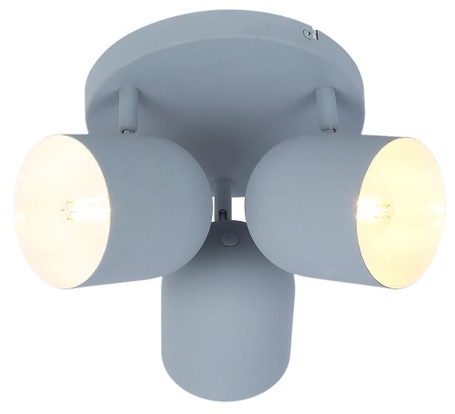 Candellux Azuro lampa sufitowa (spot) 3-punktowa szara 98-63236