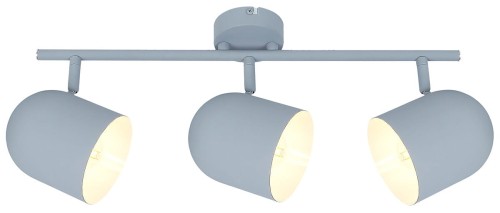 Candellux Azuro lampa sufitowa (spot) 3-punktowa szara 93-63229