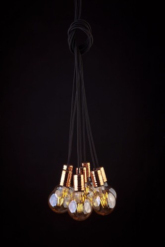 Nowodvorski Lampa wisząca CABLE BLACK/COPPER VII  by (9746)