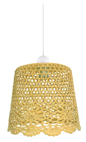 Candellux Lampa wisząca Nonna 1x60W Żółty (31-38494)
