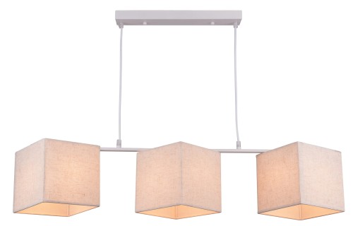 Candellux Boho lampa wisząca 3-punktowa beżowa 33-58362