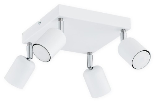 Lemir Denis lampa sufitowa (spot) 4-punktowa biała O2624 P4 BIA O2624 P4 BIA