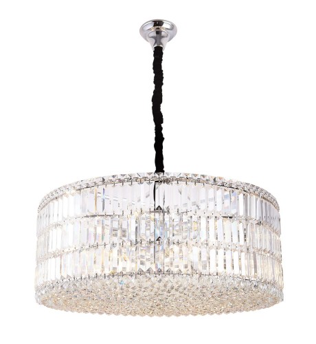 Maxlight Lampa wisząca Puccini P0268 oprawa kryształowa okrągła