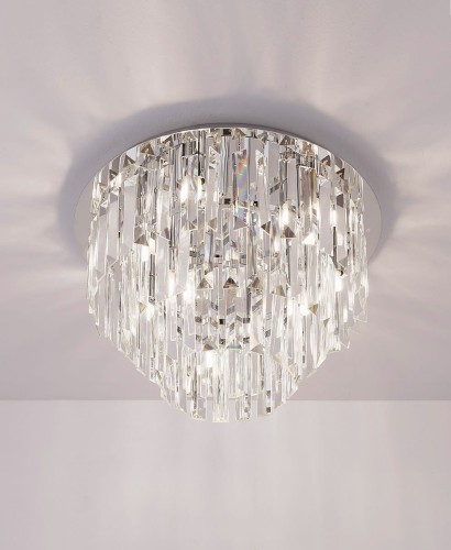 Maxlight Plafon Monaco C0136 oprawa sufitowa nowoczesna chromowa C0136