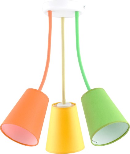 TK Lighting Plafon sufitowy nowoczesny 3pł WIRE COLOUR 2106 TKL2106
