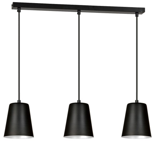 Emibig Milagro lampa wisząca 3-punktowa czarna/biała 396/3 396/3