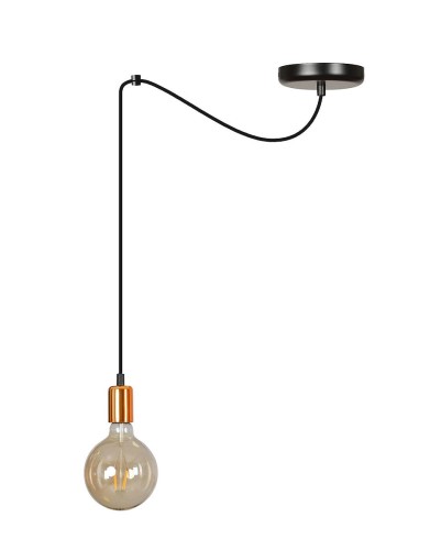 Emibig Spark lampa wisząca 1-punktowa czarna 446/1 446/1