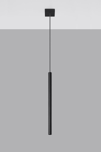 Sollux Lighting Lampa wisząca PASTELO 1 czarna