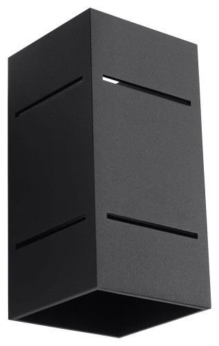 Sollux Lighting Kinkiet BLOCCO czarny DEEP SPACE
