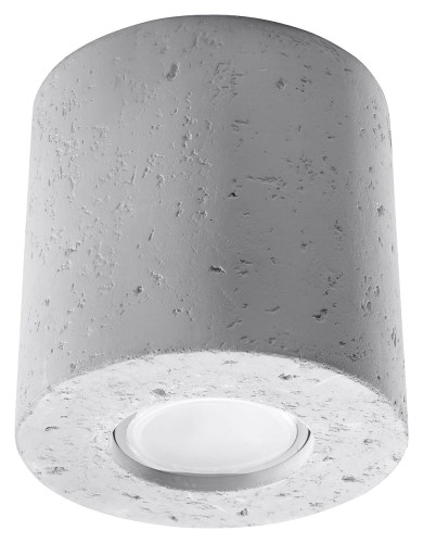 Sollux Lighting Nowoczesna Lampa Sufitowa Plafon ORBIS Beton Loftowe Oświetlenie SL.0488