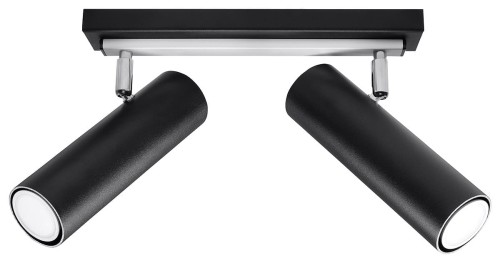 Sollux Lighting Plafon DIREZIONE 2 czarny