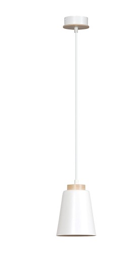 Emibig Bolero lampa wisząca 1-punktowa biała 443/1