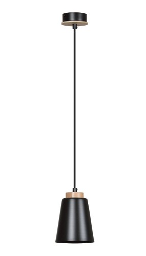 Emibig Bolero lampa wisząca 1-punktowa czarna 442/1