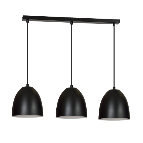 Emibig Lenox lampa wisząca 3-punktowa czarna/biała 391/3 391/3