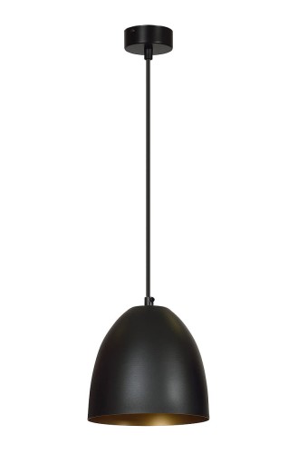 Emibig Lenox lampa wisząca 1-punktowa czarna/złota 410/1 410/1
