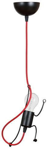 Emibig Bobi lampa wisząca 1-punktowa czarna 537/1