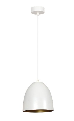 Emibig Lenox lampa wisząca 1-punktowa biała/złota 411/1 411/1