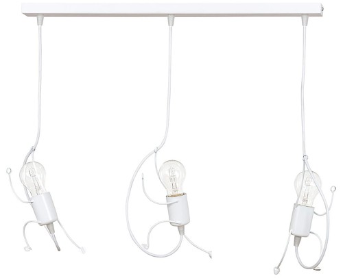 Emibig Bobi lampa wisząca 3-punktowa biała 538/3