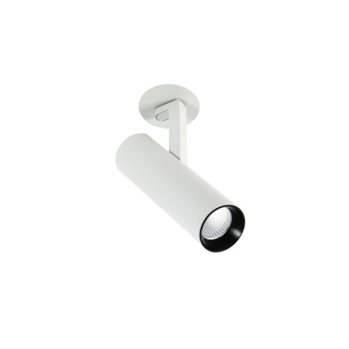 Zdjęcia - Żyrandol / lampa Italux Obrotowa oprawa podtynkowa SL74055/18W 3000K WH+BL z serii BOCCA WHITE (｡◕ 