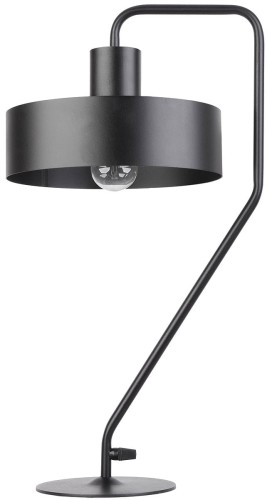 Sigma Vasco lampka stołowa 1-punktowa czarna 50118 50118