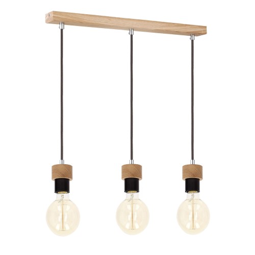 Britop Clarte lampa wisząca 3-punktowa dąb olejowany/czarny 3274374 3274374