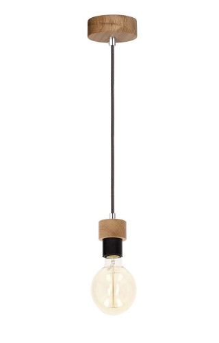 Britop Clarte lampa wisząca 1-punktowa dąb olejowany/czarny 3274174 3274174