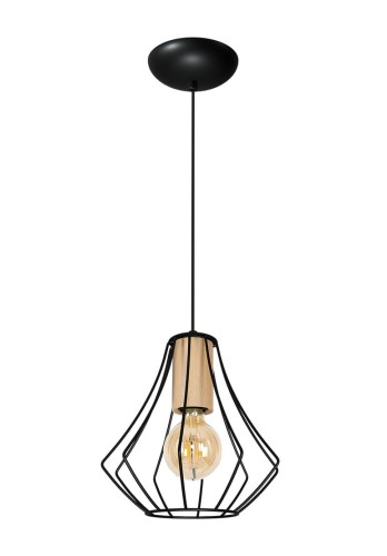 Milagro Will lampa wisząca 1-punktowa czarna MLP 4188 MLP 4188