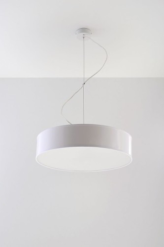 Sollux Lighting Lampa Wisząca Arena biała duża - SL.0120