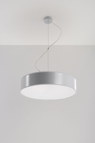 Sollux Lighting Lampa Wisząca Arena szara duża - SL.0119