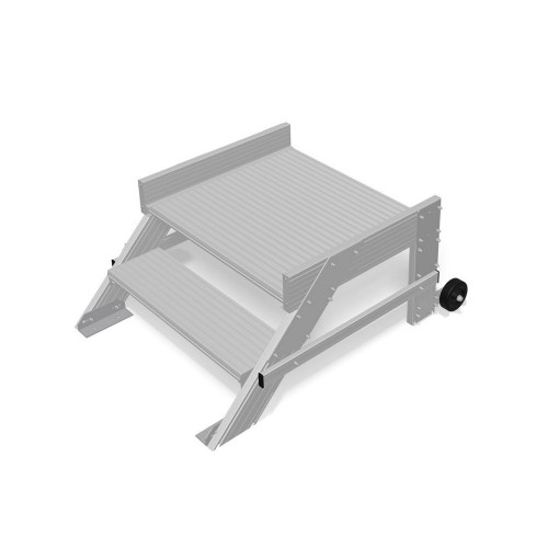 Krause Schodki jezdne z pomostem 2 stopnie o szer. 800 mm 810373 810373