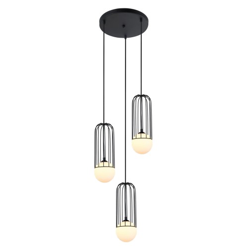 Italux Lampa zwis Simon MDM-3938/3 BK MDM-3938/3 BK