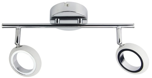 Candellux Lighting nowoczesne reflektorki LED AURELION 92-65575 lampa ścienna chrom podwójna sufitowa 92-65575