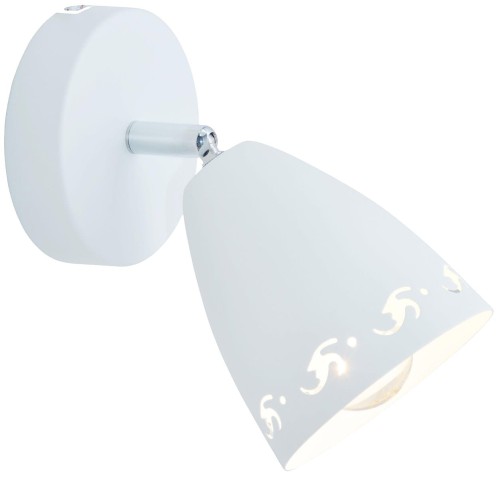 Candellux Kinkiet lampa ścienna spot Coty 1x40W E14 biały mat 91-67111