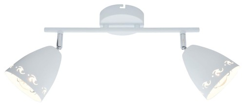 Candellux Listwa lampa sufitowa plafon spot Coty 2x40W E14 biały mat 92-67128