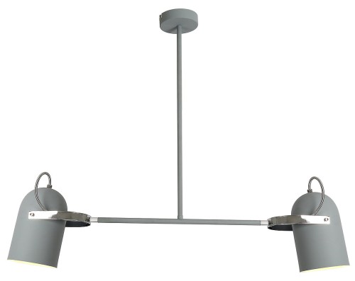 Candellux Lampa wisząca GRAY 2x40W szary 32-66510