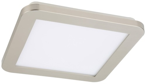 Candellux Plafon LAMPA sufitowa NEXIT 10-66824 natynkowa OPRAWA do łazienki LED 12W kwadratowa IP44 satyna 10-66824