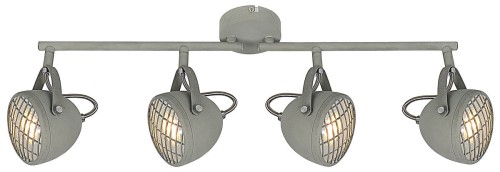 Candellux Lampa sufitowa reflektorek PENT PLAFON LISTWA 4X50W GU10 BETONOWY SZARY 94-68071