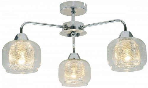 Candellux Plafon lampa sufitowa Ray 3x40W E14 chrom 33-67081