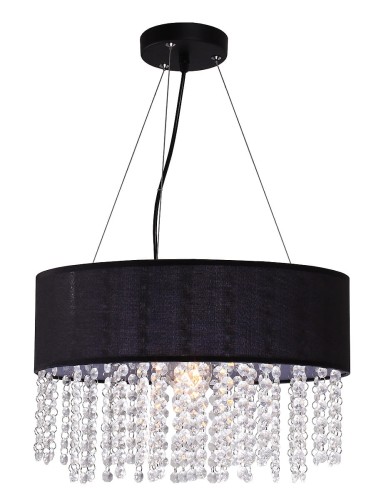 Light Prestige Madryt wisząca czarna LP-81458/1P BK