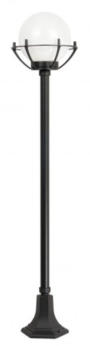 Opal Lampa stojąca 148 cm czarna