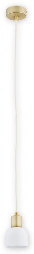 Lemir Piu lampa wisząca 1-punktowa patyna/biała O2801 W1 PAT + BIA O2801 W1 PAT + BIA