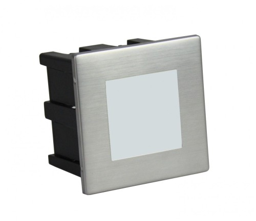 Su-Ma Oprawa zewnętrzna IP 65 SUMA MUR LED INOX F 04 LED wpuszczana w elewację barwa ciepła kwadrat F 04